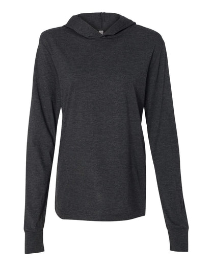 Jersey Hooded Long Sleeve Tee - 3512