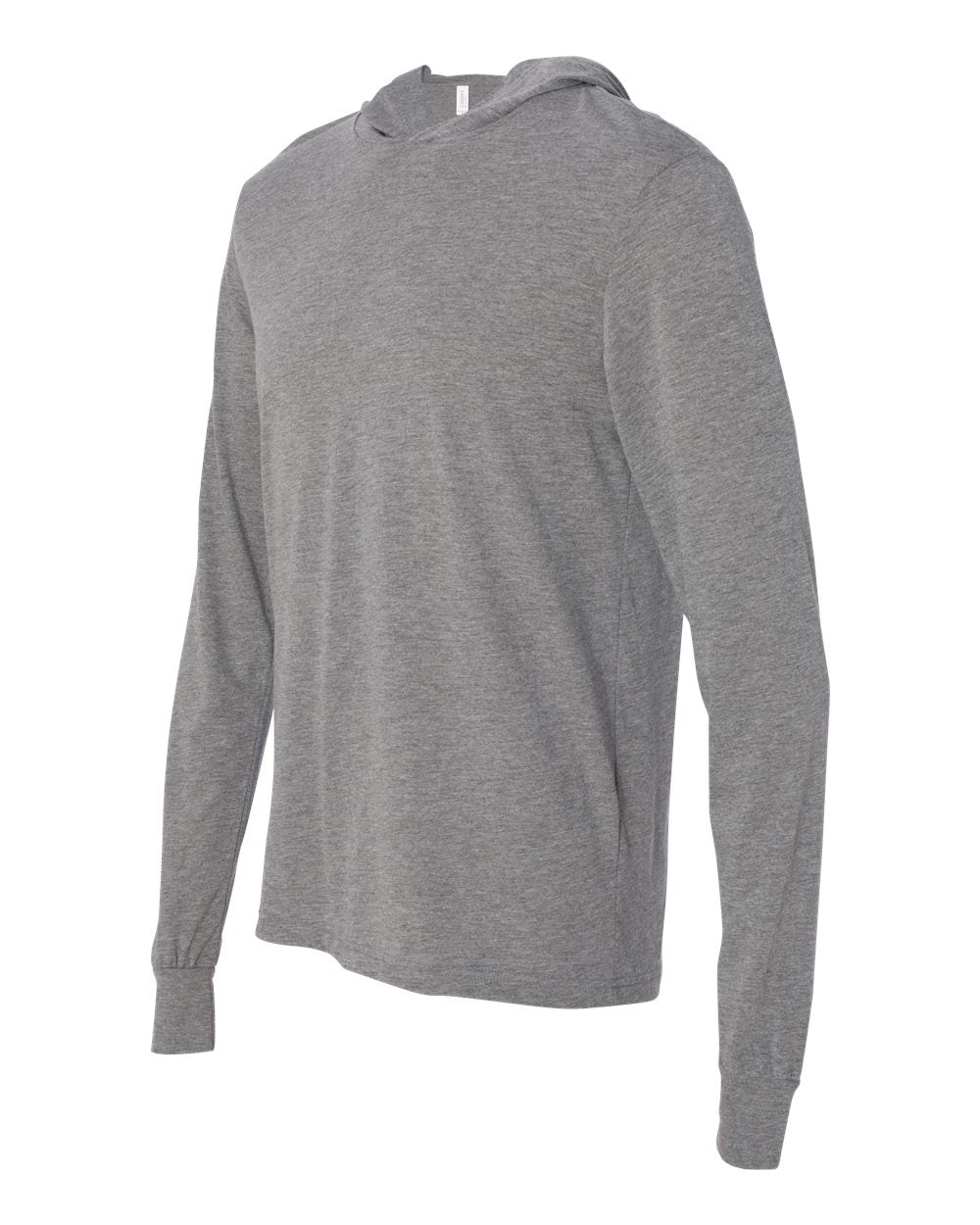 Jersey Hooded Long Sleeve Tee - 3512