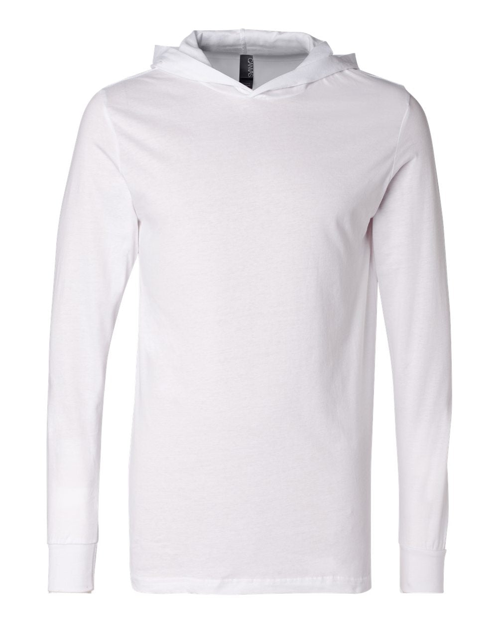 Jersey Hooded Long Sleeve Tee - 3512