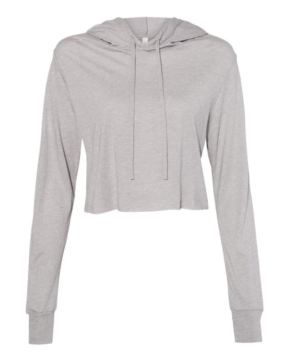 Tri-Blend Crop Long Sleeve Hoodie
