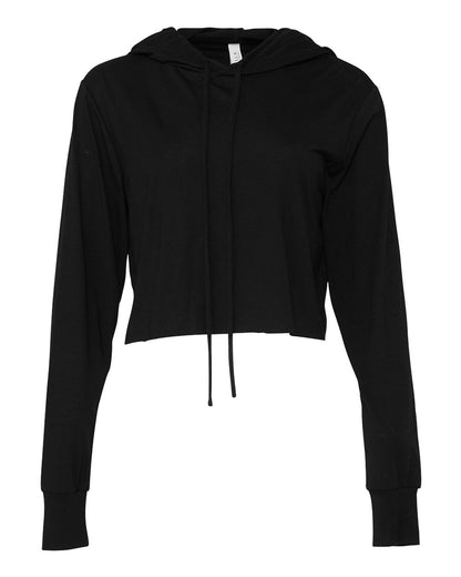 Tri-Blend Crop Long Sleeve Hoodie