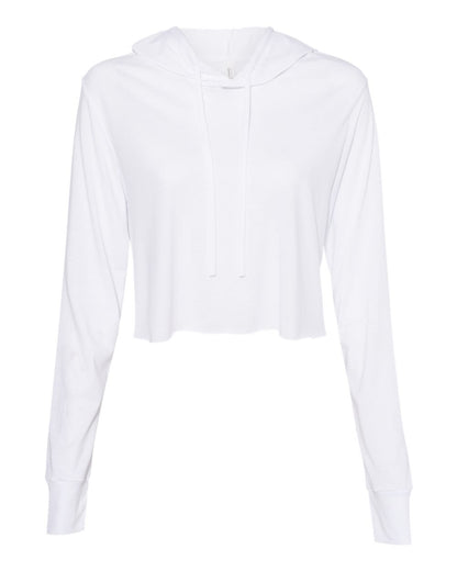 Tri-Blend Crop Long Sleeve Hoodie